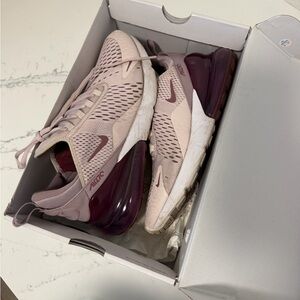 Nike Women's Air Max 270 Pink Mesh Sneakers